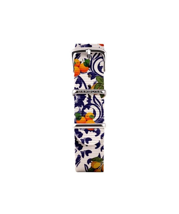 Cinturino (piccolo) 14 mm nylon , arance e limoni
