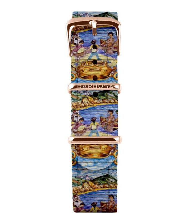 Cinturino Isola in nylon , collezione mediterranean .