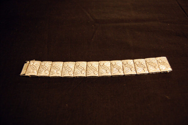 Bracciale in oro bianco e brillanti