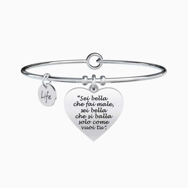 Bracciale Kidult  Ligabue - Ho perso le parole- sei bella che si balla ...