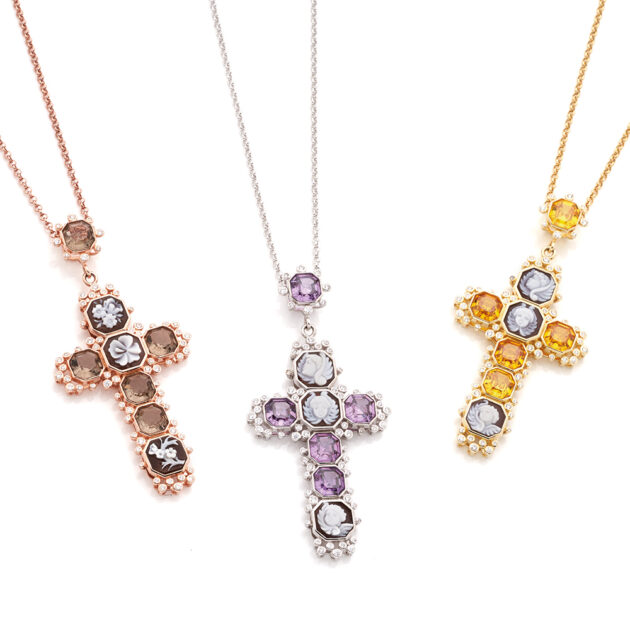 Collana Croce - Cameo Italiano