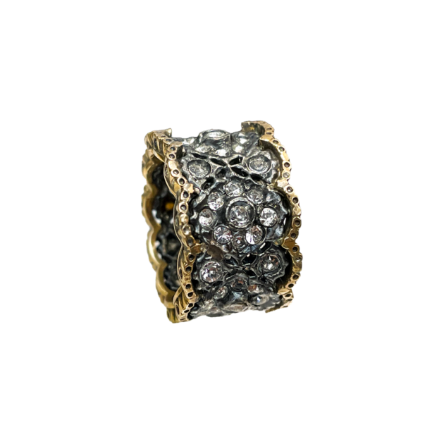 Anello Fascia Zirconi