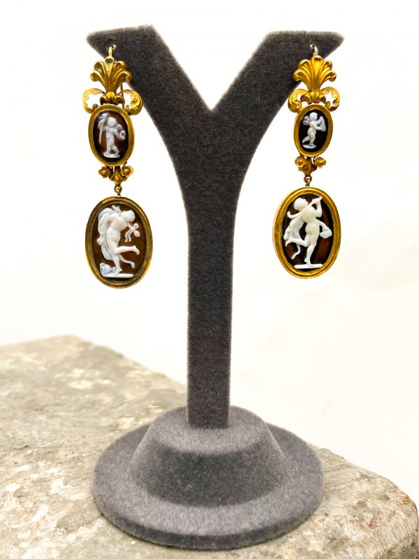 Orecchini   XVIII sec  Cameo