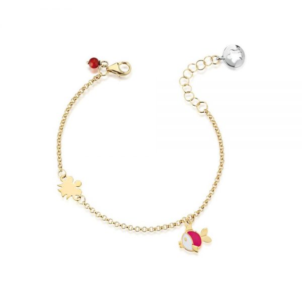 Bracciale Bimba/o in Oro con Pesciolino