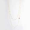 Collana Perle Argento Dorato