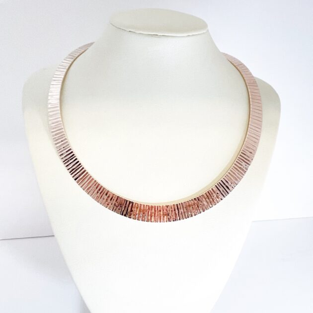 Collana Minimal  in argento Rosè