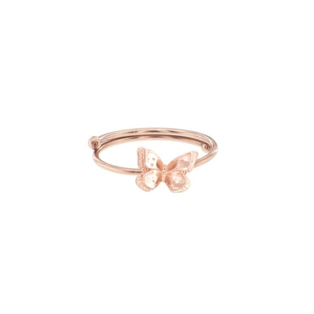 Anello con farfalla piccola