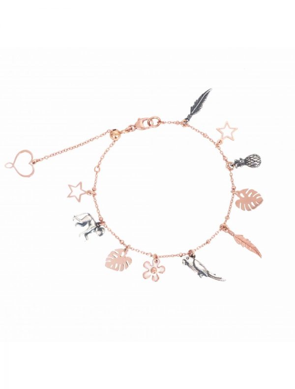 Bracciale Wehearth di catene con dieci elementi