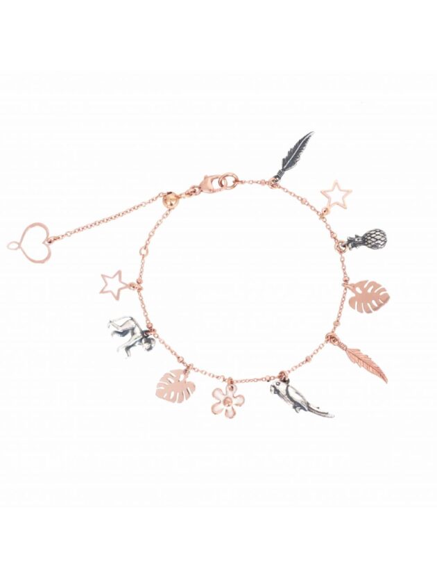 Bracciale Wehearth di catene con dieci elementi