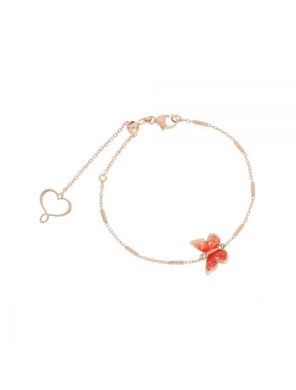 Bracciale Farfalla Arancione