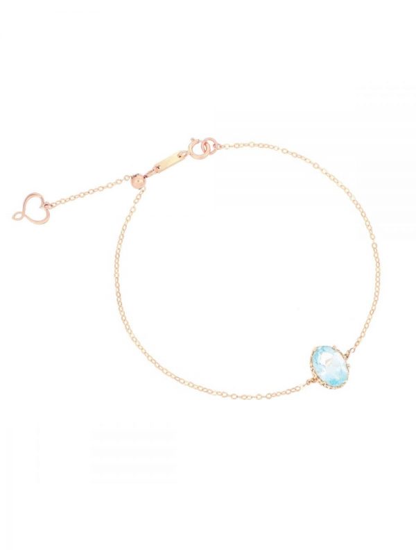 Bracciale Oro 18kt Topazio Ovale
