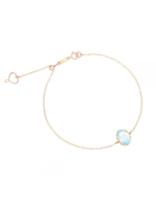 Bracciale Oro 18kt Topazio Ovale