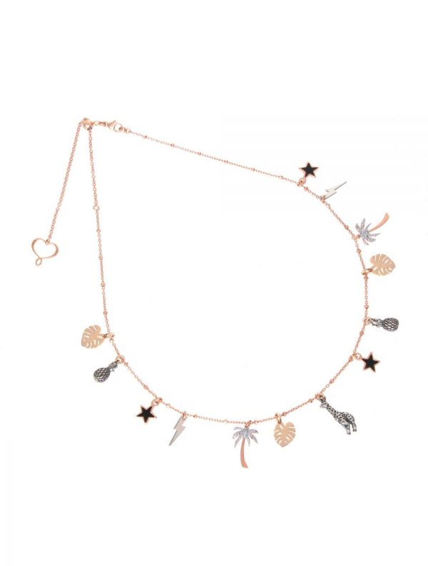 Collana Girocollo con elementi pendenti