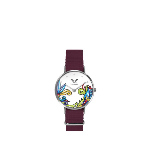 Orologio Mediterranean Art dm.28 - Amaranto