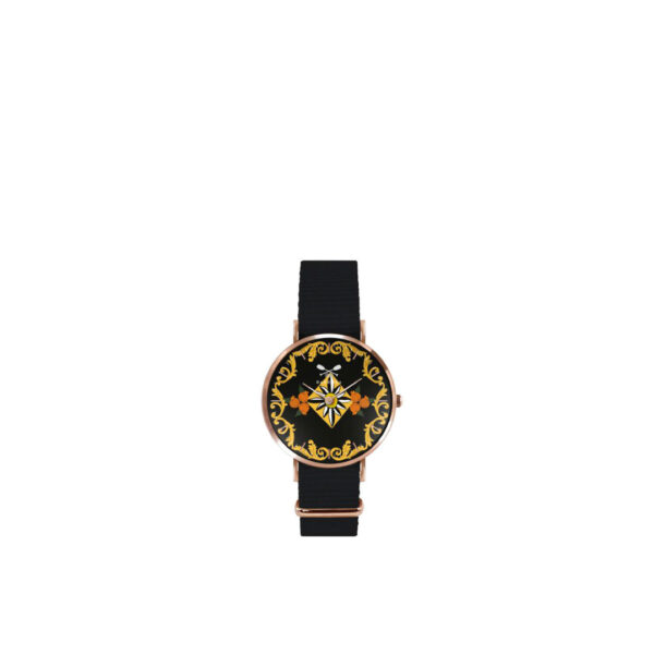 Orologio  Melograno dm. 28 - Nato Nero