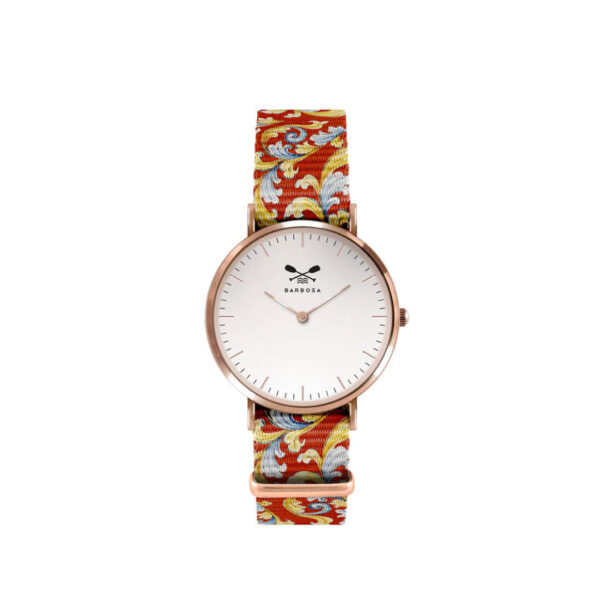 Orologio Bianco dm. 36,5 - Nato Maiolica