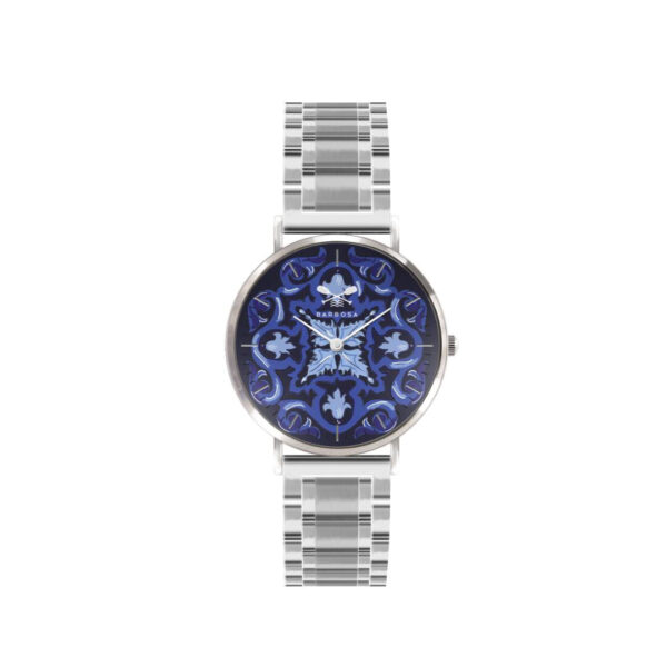 Orologio Maiolica Blu dm. 36,5 - Maglie