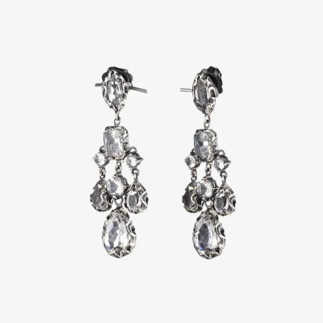Orecchini chandelier 8 pietre